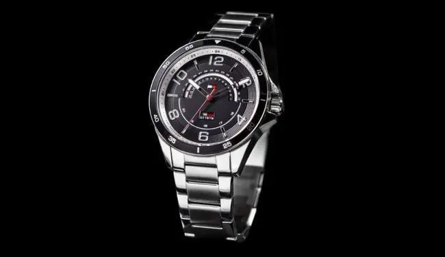 Tommy Hilfiger watch repairs – stainless steel chronograph watch
