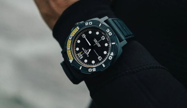 Bamford watch repairs in London – watch on wrist close-up