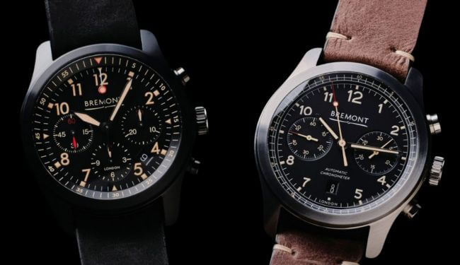 Bremont watch repairs in London – Bremont watches close-up on straps