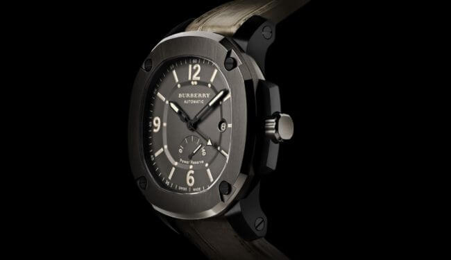 Burberry watch repairs in London – Burberry watch close-up on strap