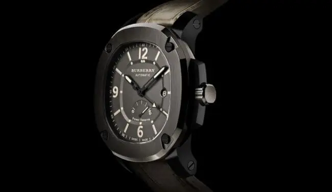 Burberry watch repairs in London – Burberry watch close-up on strap
