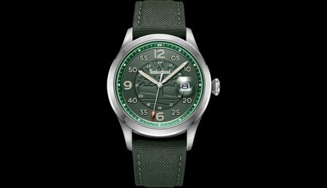 Timberland watch repairs – green dial Timberland watch with green strap