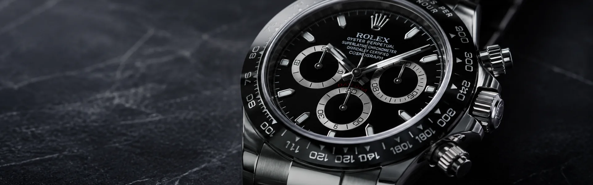 Superclone Rolex-style watch being inspected for repair