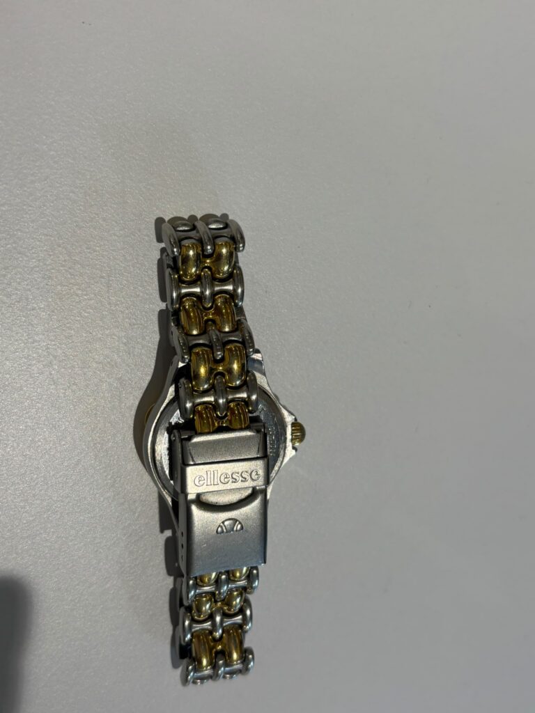 Ellesse watch bracelet replating and restoration detail