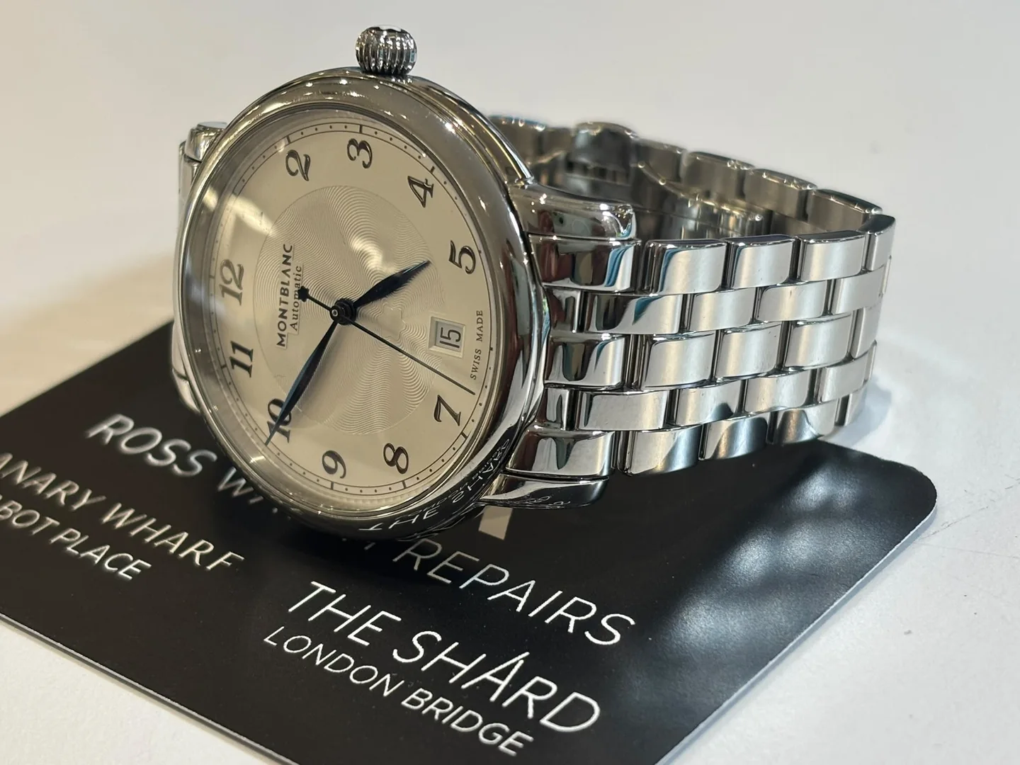 Montblanc 7439 automatic watch after mini service regulation and polishing