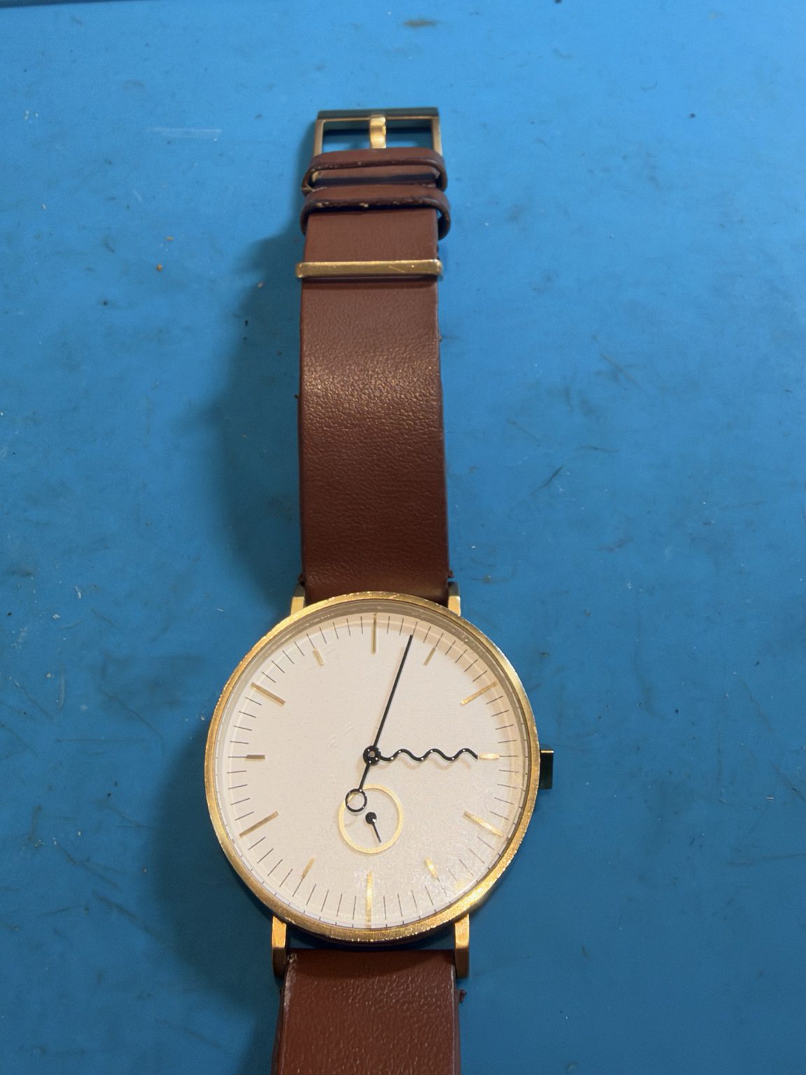 Full AARK quartz watch after battery replacement and reseal completed within 30 minutes