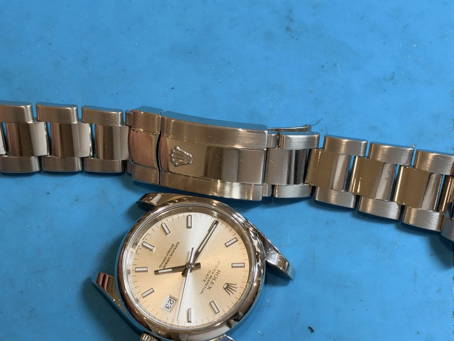 Rolex 115200 after same-day bracelet and clasp repair