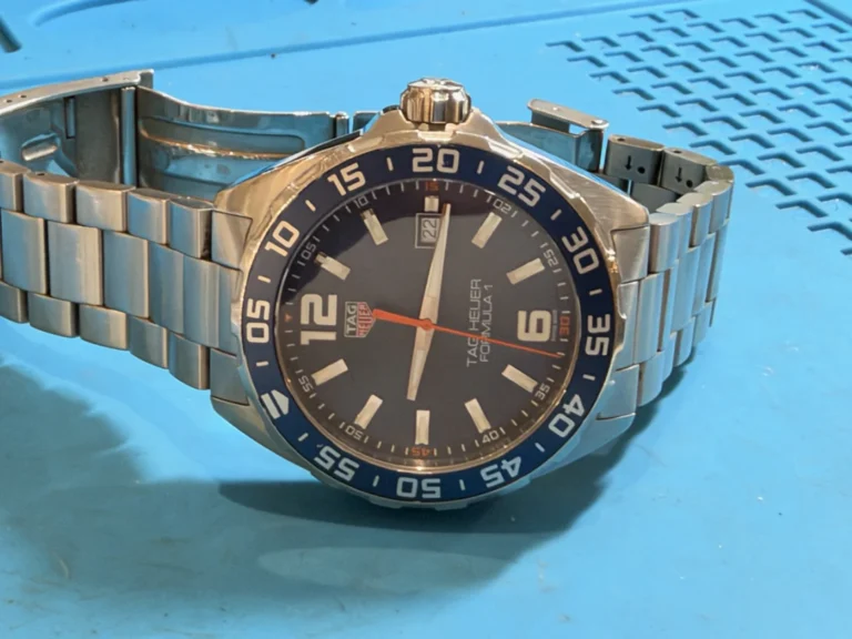 TAG Heuer Formula 1 after same-day Mini Service and polishing at Ross Watch Repairs London Bridge